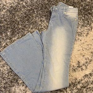 NWT Michael Michael Kors Selma Flare Hi Rise Jeans